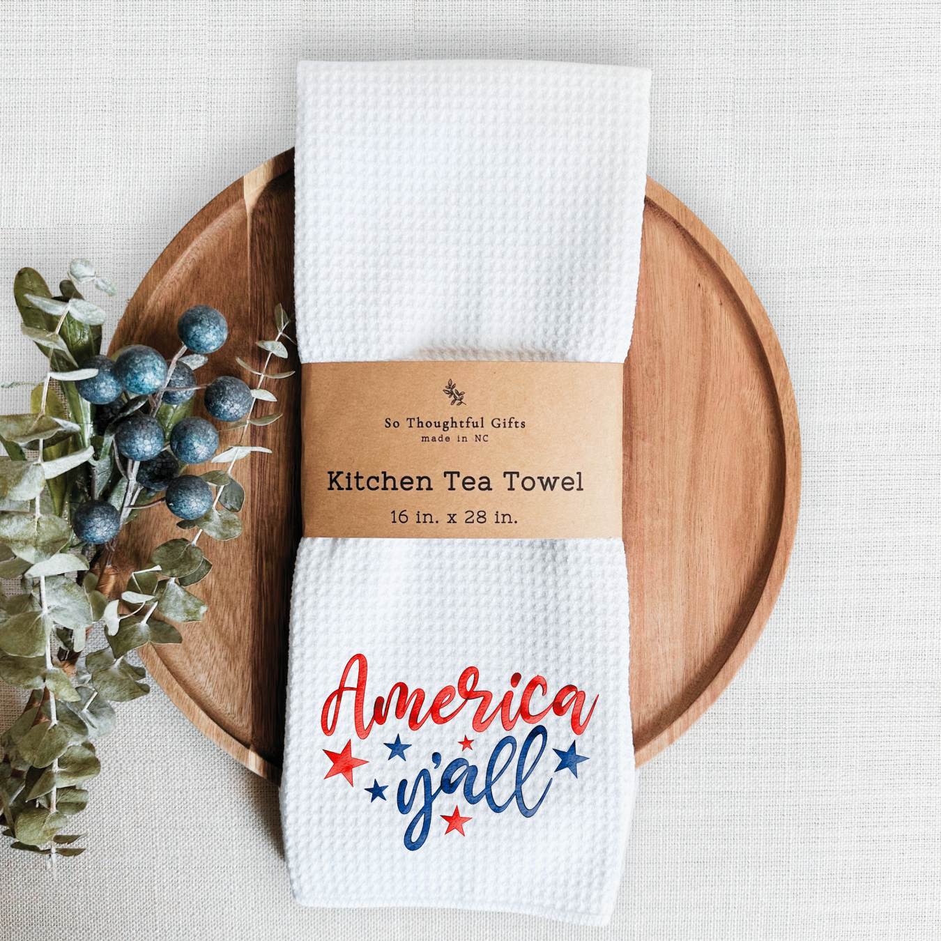 Patriotic Dish Towel - America Y’all