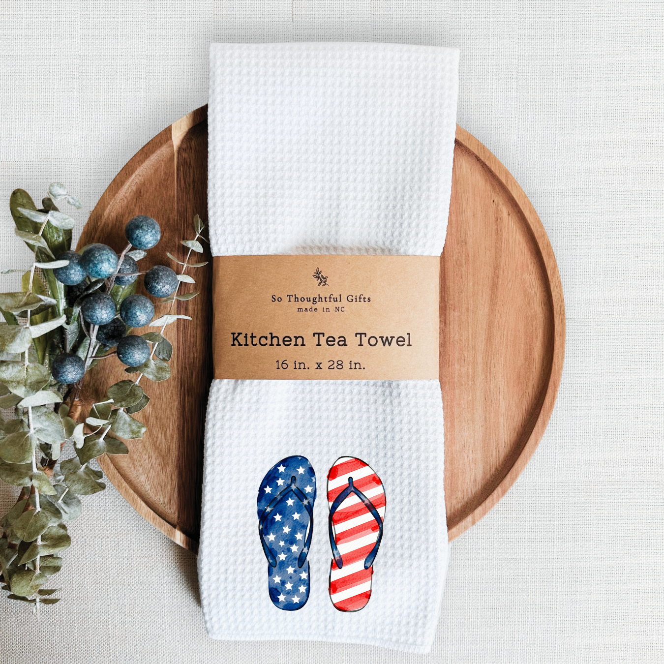 Patriotic Dish Towel - Flip Flop