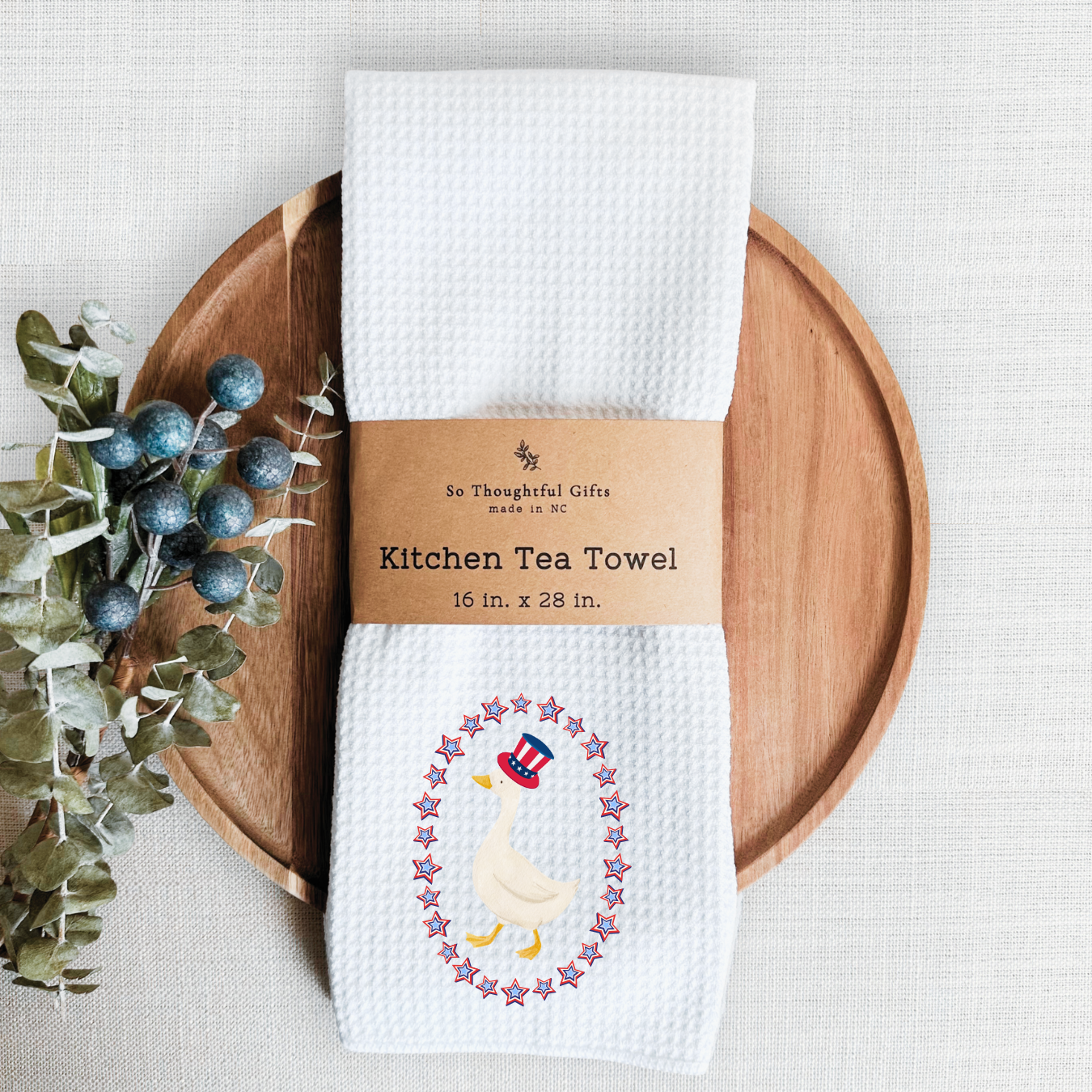 Patriotic Dish Towel - Star Goose