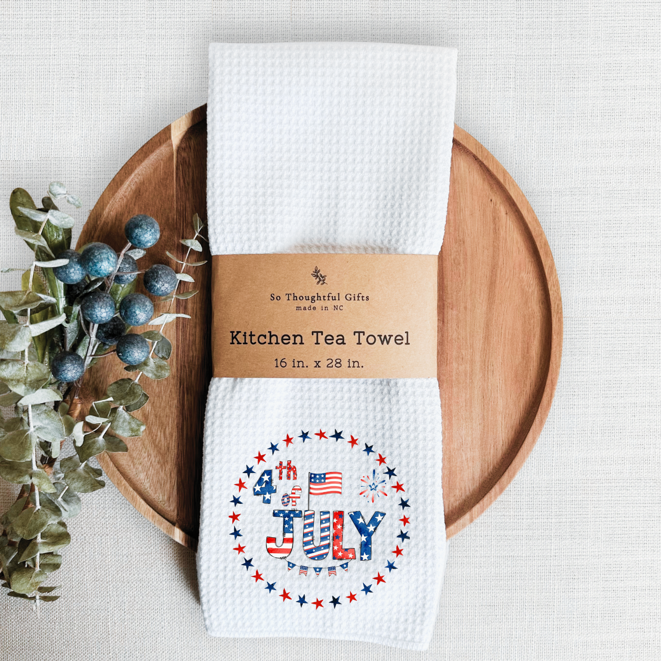 Patriotic Dish Towel - 4th of July