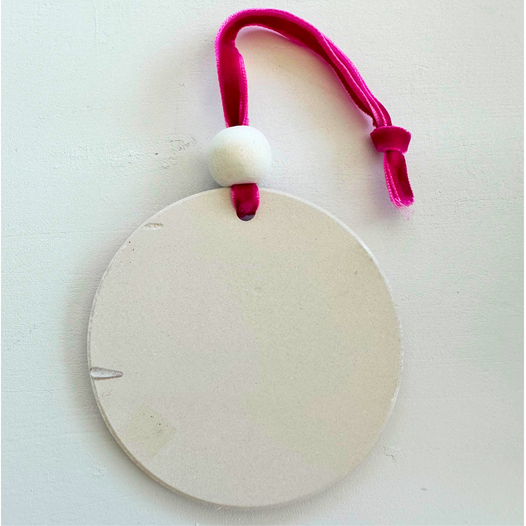 Christmas Ornament - Pink Christmas Tree | Ceramic Ornament