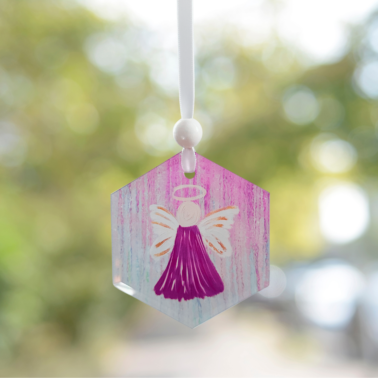 Window Charm - Purple Angel