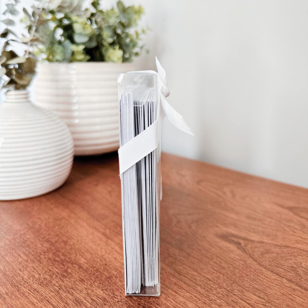 Notecard Set of 10 - Simple Pink Bows