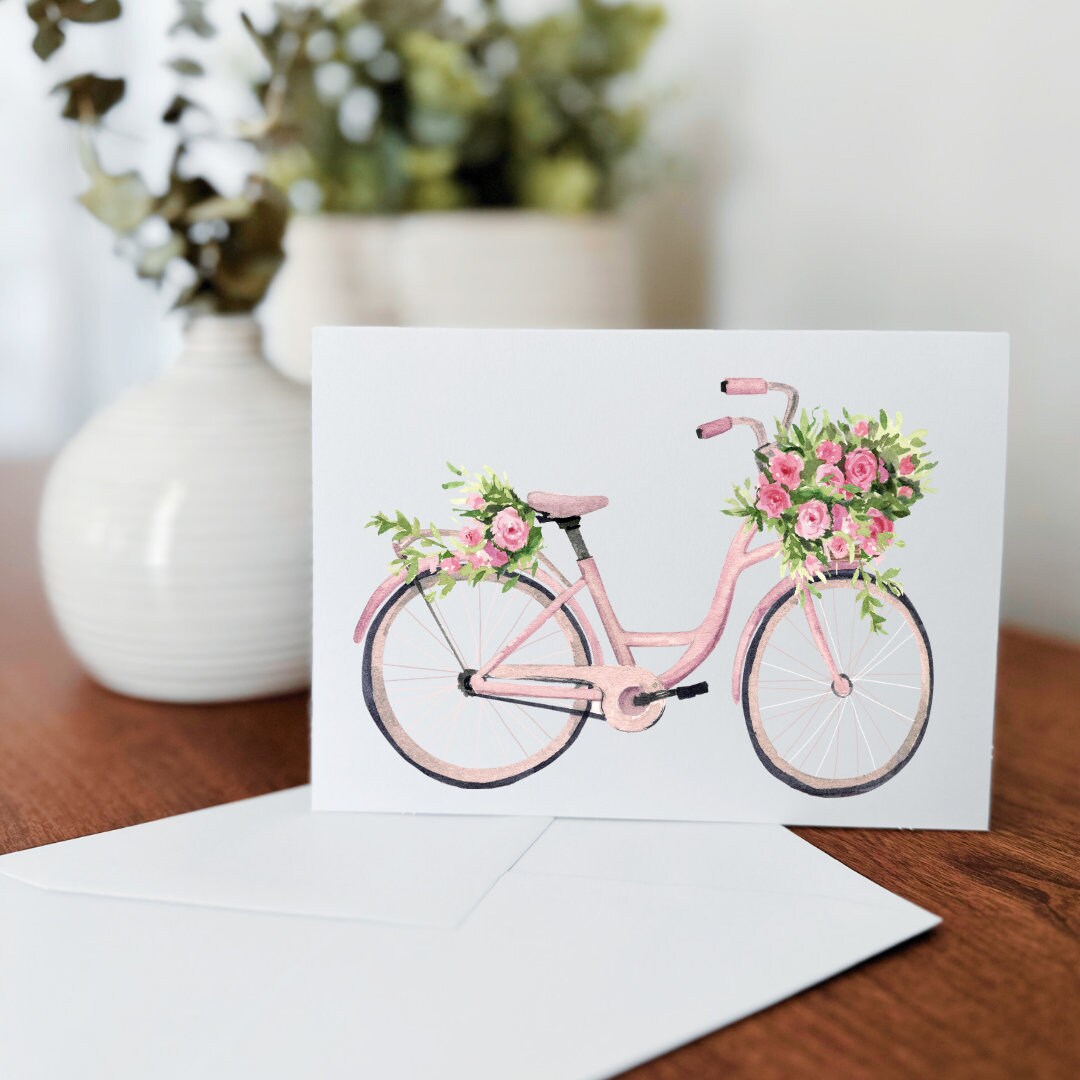 Notecard Set of 10 - Bikes