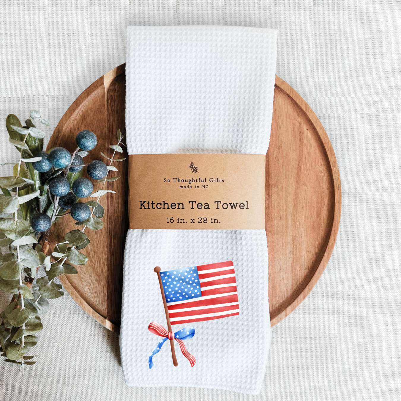 Patriotic Dish Towel - American Flag