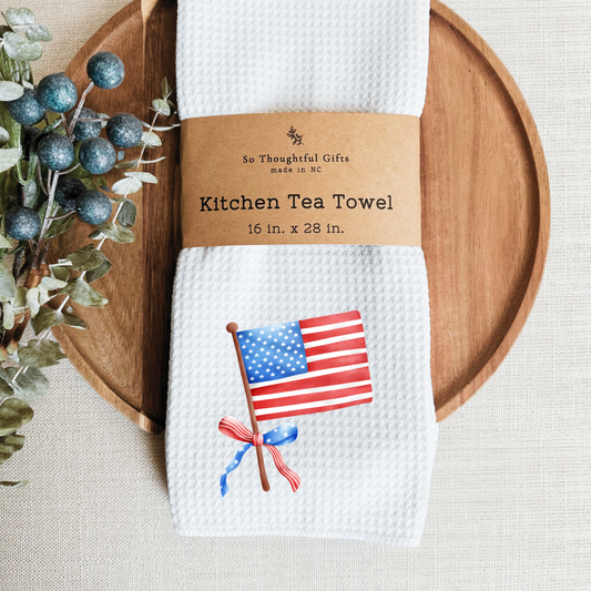 Patriotic Dish Towel - American Flag