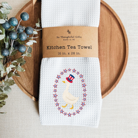 Patriotic Dish Towel - Star Goose