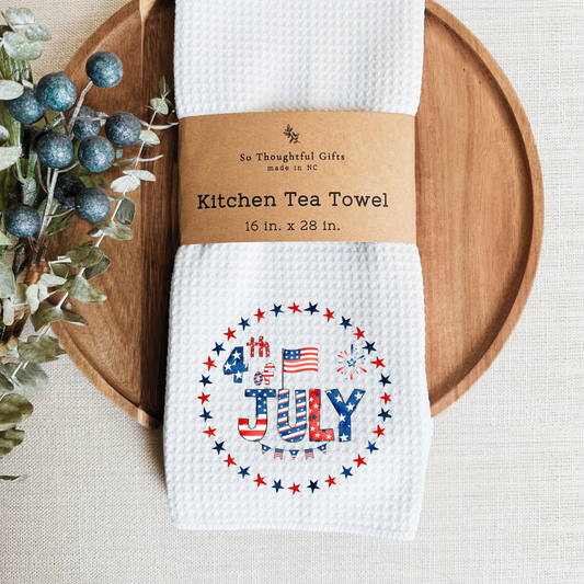 Patriotic Dish Towel - 4th of July