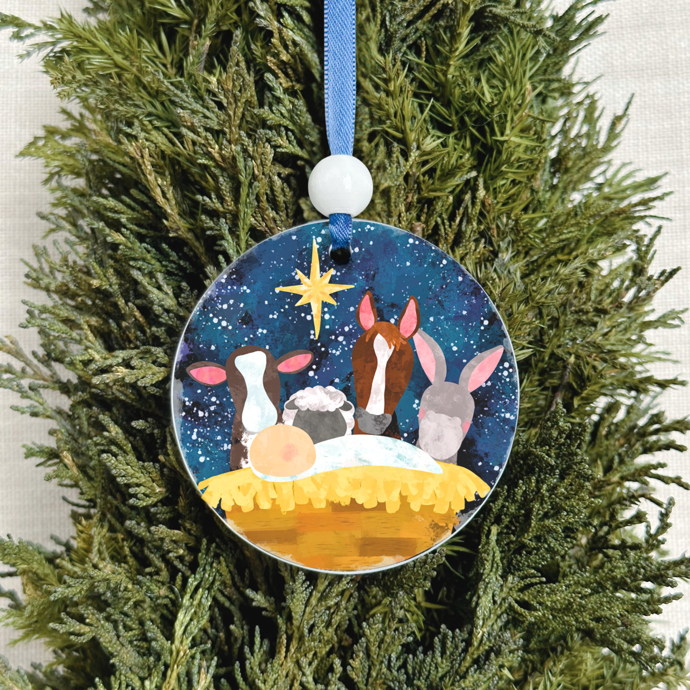Christmas Ornament - Nativity Animals