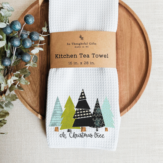 Christmas Dish Towel - Oh Christmas Tree