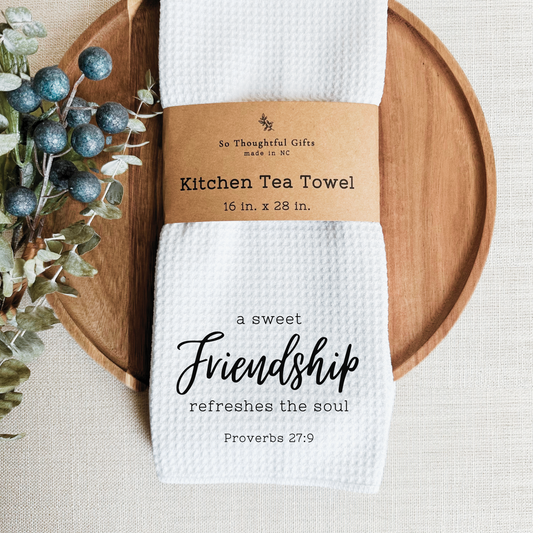 Scripture Dish Towel - Proverbs 27:9