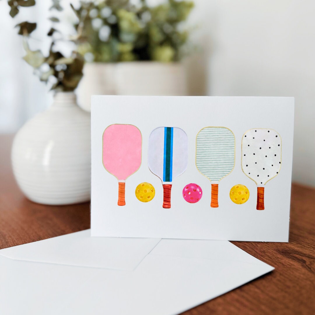 Notecard Set of 10 - Pickleball